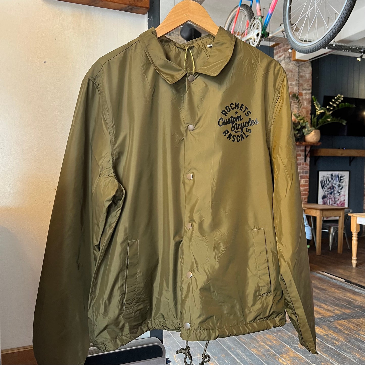 Customs Windbreaker Jacket Khaki
