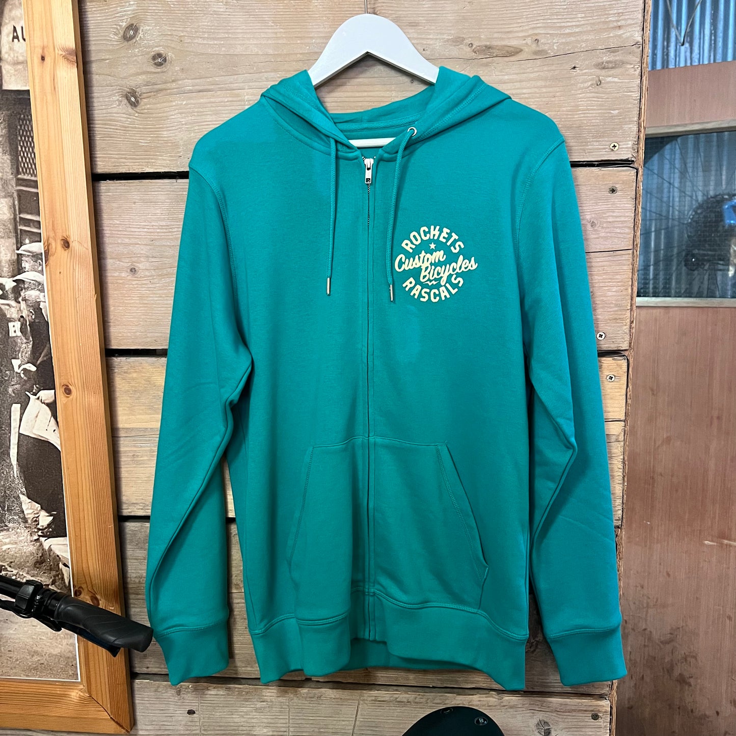 Turquoise Customs Hoodie
