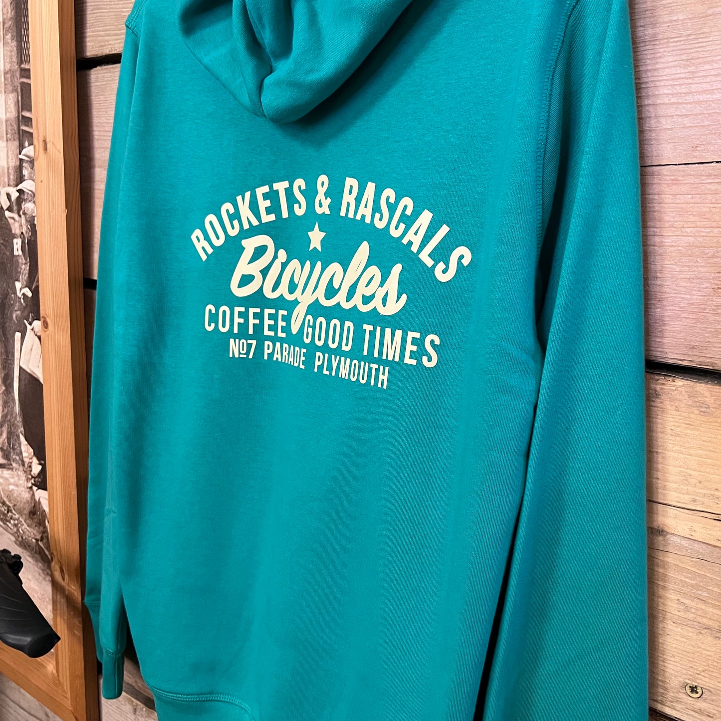 Turquoise Customs Hoodie