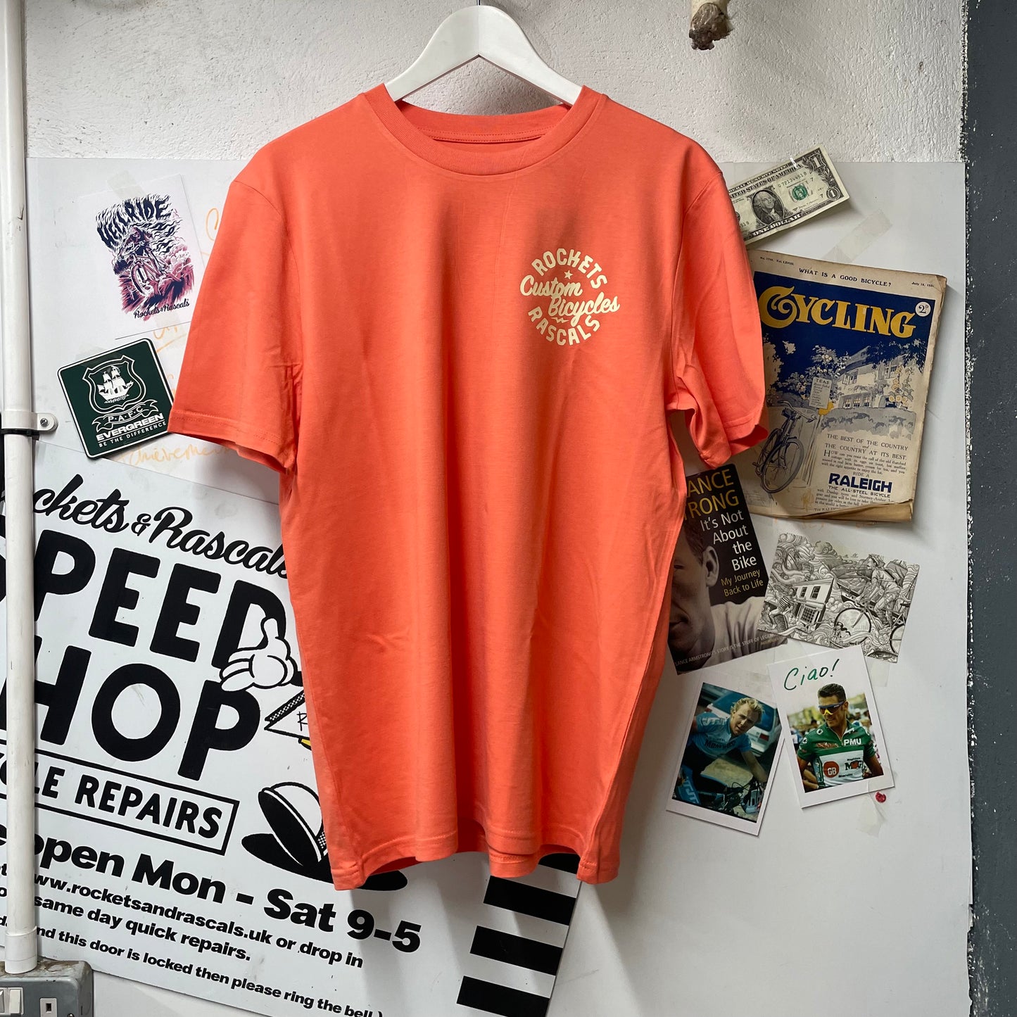 Rockets Customs T-Shirt Fiesta Orange